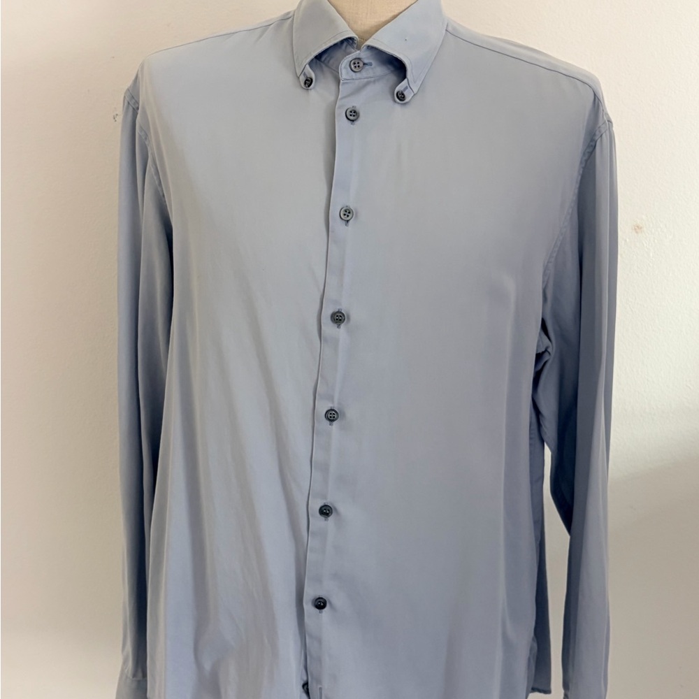 Giorgio Armani Sky Blue Dress Shirt